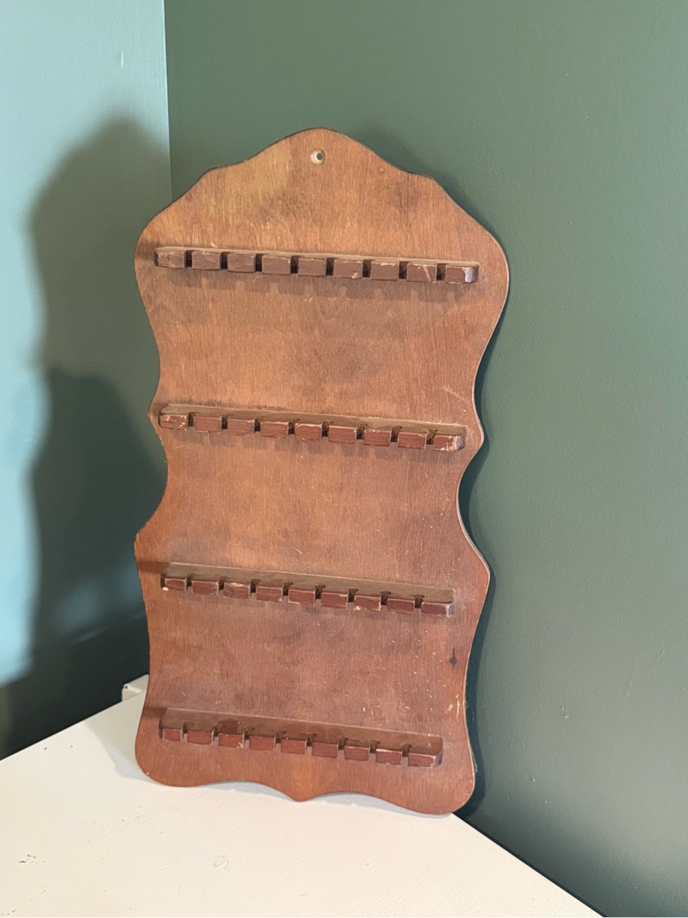Wooden Wall-Mounted Spoon Rack